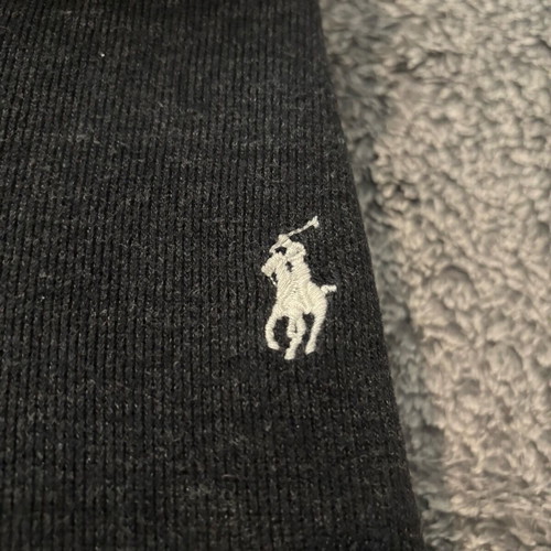 Polo Ralph Lauren Quarter Zip men's size Large black like new