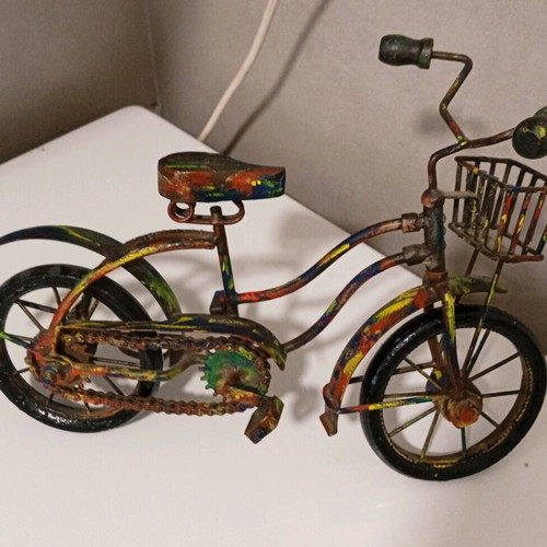 Decorative iron bicycle new with colorful design