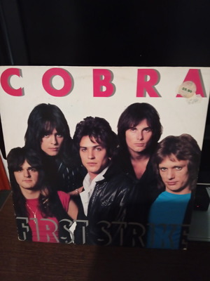 Cobra First Strike vinyl record used, rock, 1983 Europe edition