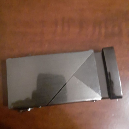 Modern metal buckle new, gray silver adjustable