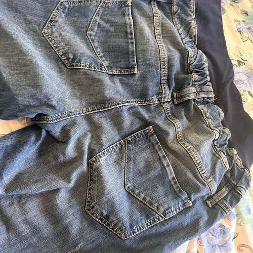 Benetton maternity pregnancy jeans pants like new, size small-medium, blue