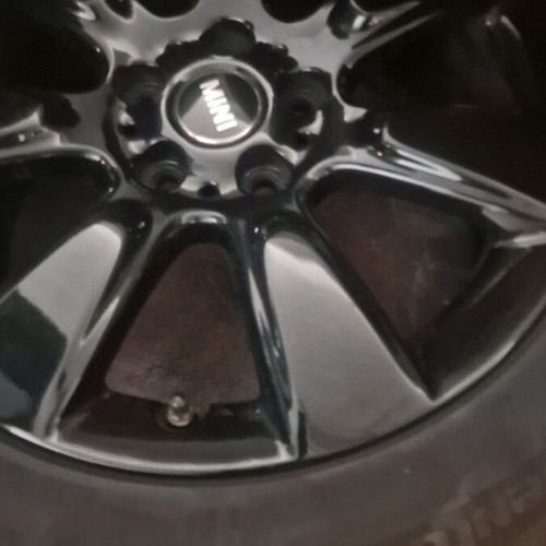 Mini 17" genuine black rims with Hankook Ventus tires like new