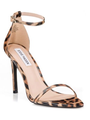 Steve Madden Abby stiletto ψηλό πέδιλο μεταχειρισμένο, λεοπάρ, νούμερο 39