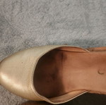 Gold platform espadrilles used, size 38