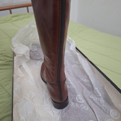Estefania leather boots brown size 36 like new