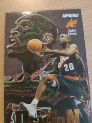 Gary Payton collectible basketball card from Disney Almanac, like new