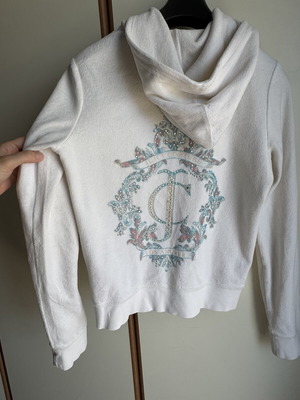 Juicy Couture Velvet Jacket like new, white, size L