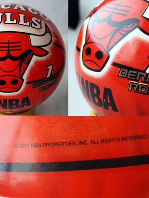 Πλαστική μπάλα 2011 NBA Chicago Bulls Derrick καινούργιο