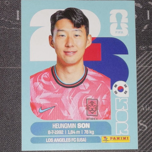 Panini Fifa World Cup 2026 Heungmin Son collectible sticker new