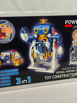 POWERplus SpiralToy STEM 3 in 1 New Toy Construction Set with Spiral Spring