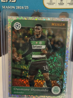 Κάρτα 2024-25 Topps Merlin Ousmane Diomande Mini Diamond σαν καινούργια