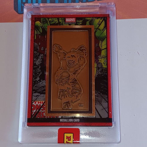 Incredible Hulk Marvel Anthology Panini Gold Medallion Card 2025 new collectible