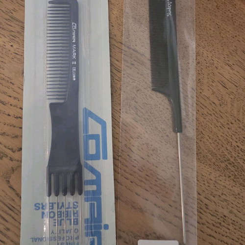 Professional combs new, set of 2 pieces