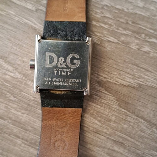 D&G women's watch used with black leather strap