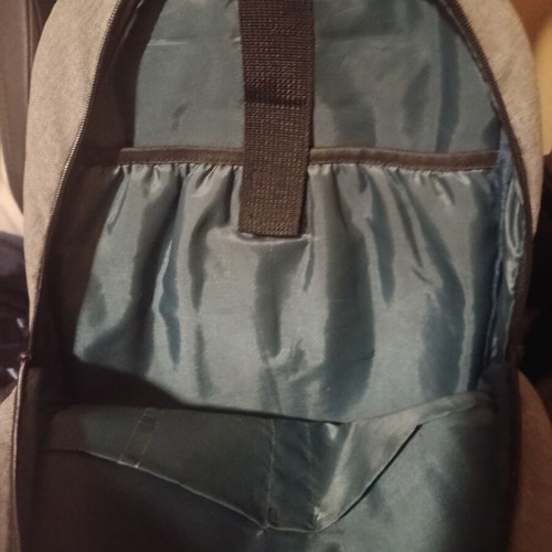 Lenovo laptop backpack used, gray