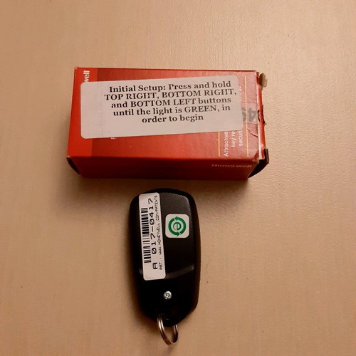 Honeywell wireless alarm key fob 5834-4 new