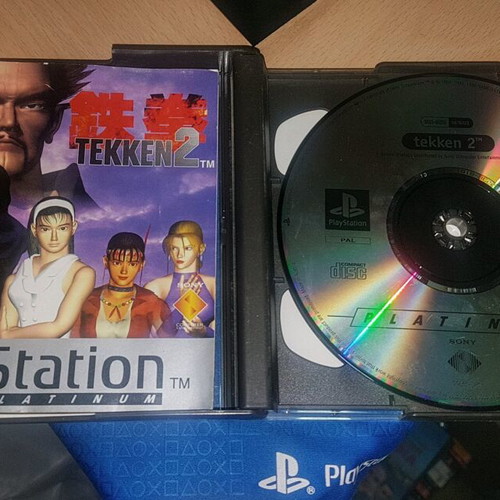 Tekken 2 PS1 PAL UK Platinum used, complete