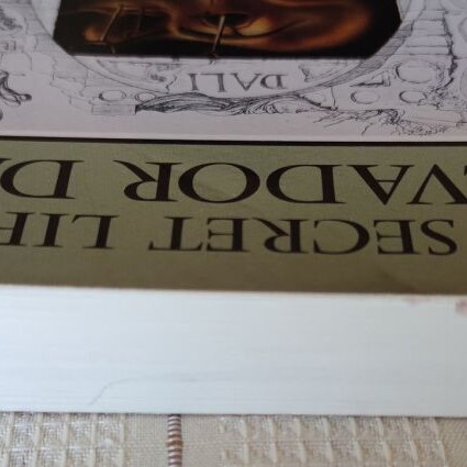 The Secret Life of Salvador Dalí book slightly worn