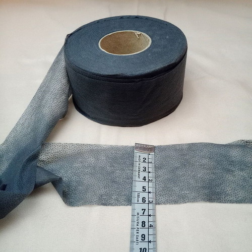 Thermoadhesive roll paper black new, 6 cm width