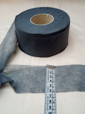 Thermoadhesive roll paper black new, 6 cm width