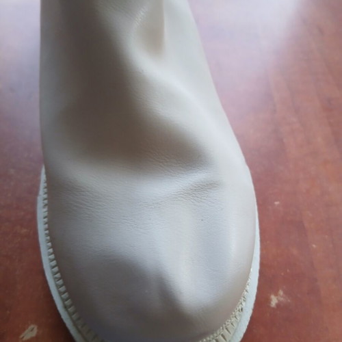 Ankle boots beige, used once, size 41