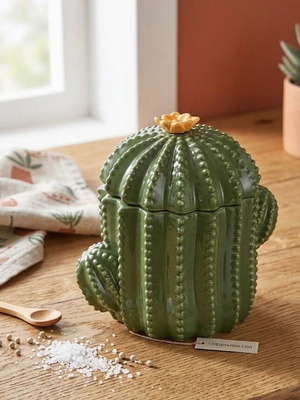 Ceramic Cactus Box new designer decoration