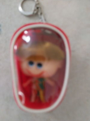 Vintage keychain like new, red color