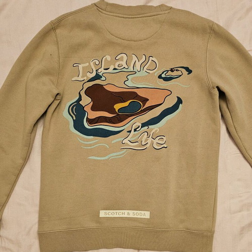 Scotch & Soda sweatshirt with summer design like new