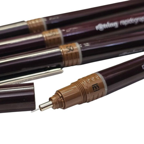 Rotring 0.50 rapidograph pen new, pack of 2