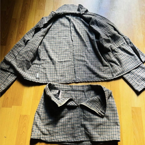 Bubblegun winter suit set, grey, size S