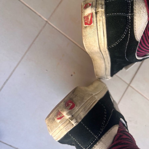 Vans sports low used, size 41, black and white