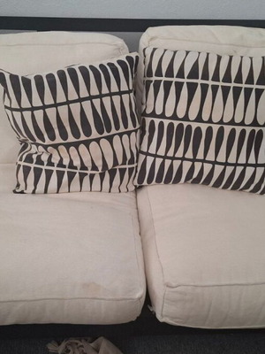 IKEA LILLBERG Sofa Bed like new, three-seater, wenge wood