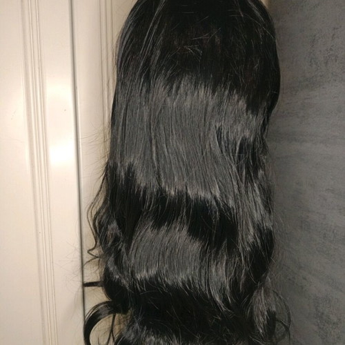Black Long Wig New With Natural Movement 60 cm