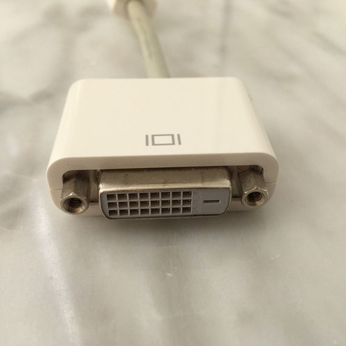 Apple Mini-DVI to DVI adapter used, genuine
