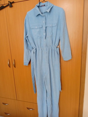 Corduroy one-piece Bubblegun like new, size S-M, blue turquoise