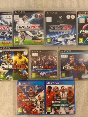 Πακέτο 9 παιχνιδιών Pro Evolution Soccer PES για PS3 και PS4 σαν καινούργιο