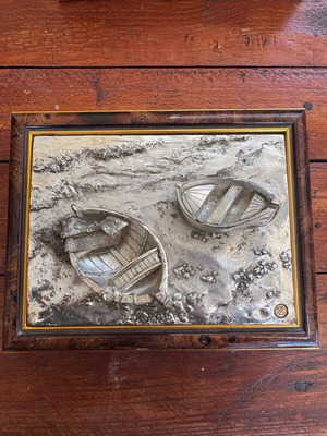 Zeta Studio jewelry box used, silver