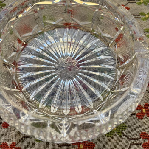 Vintage crystal ashtrays like new, set of 2
