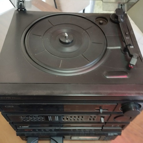 Radio cassette player CD and turntable used, sold as faulty