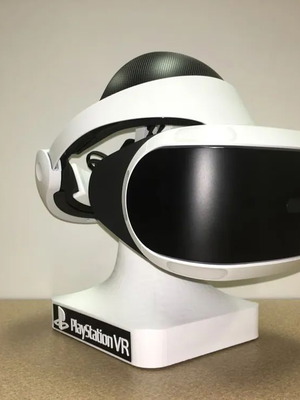 Modern PSVR Stand with PlayStation VR Logo Made-to-Order