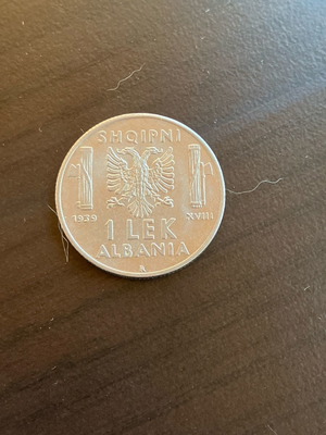 1 Lek 1939 used