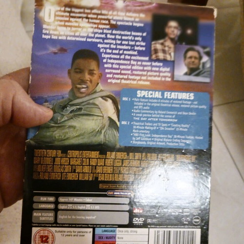 Independence Day double DVD used, English