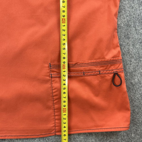 Dickies T-shirt medium used orange medical nurse top with pockets