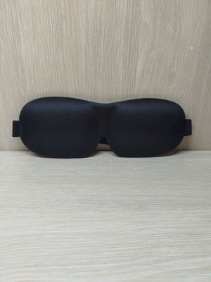 Sleep mask fabric black color new