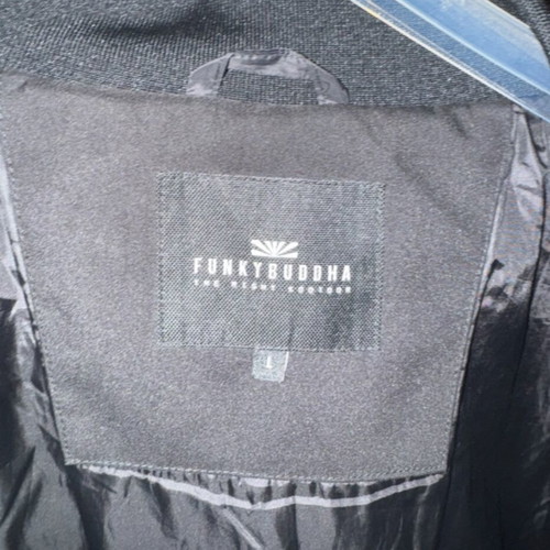 Funky Buddha black jacket used, size L, repairable pocket