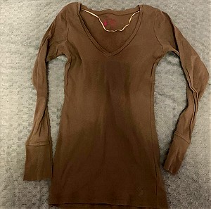shirt brown μπλουζα
