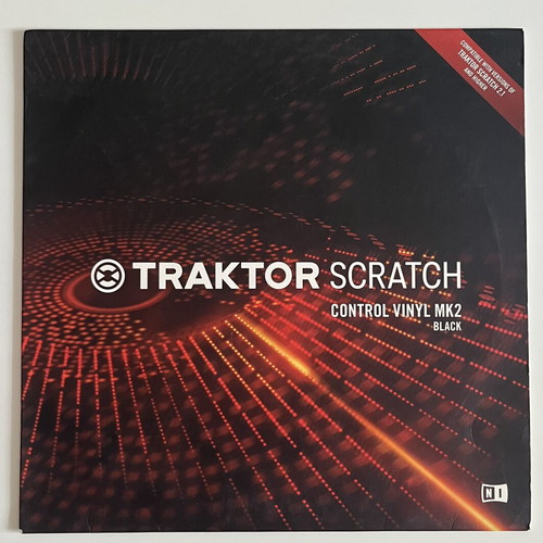 Traktor MK2 Control Vinyl used, pack of 2 with Butter Rug 2 slipmats