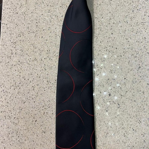 Tie like new in black and blue colors