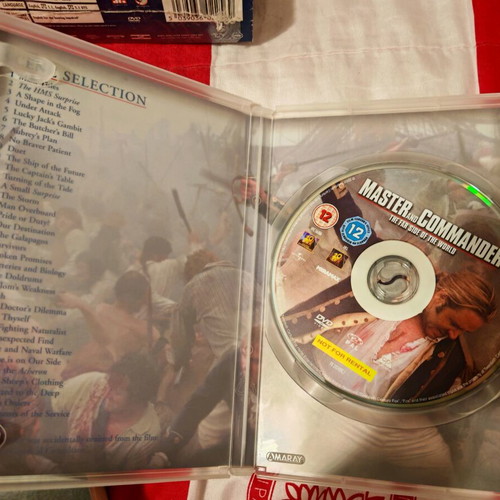 Master & Commander limited edition book and DVD like new