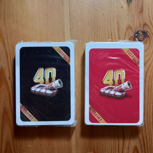 Olympiacos "Gavros" playing cards new, double set